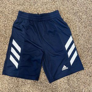 Boys Navy Adidas Shorts